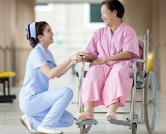Meaning of Agape Nurse with Client